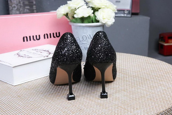 MIUMIU Shallow mouth stiletto heel Shoes Women--007